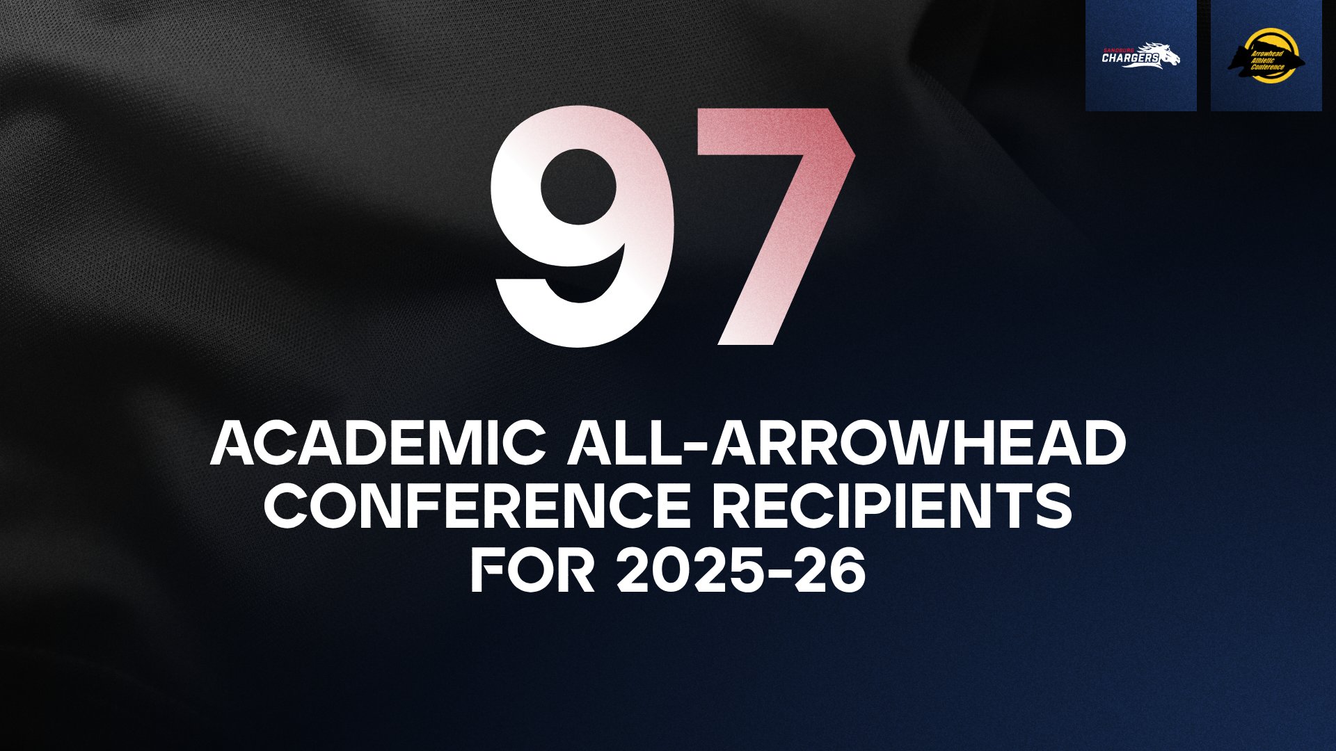 97 Chargers earn Academic All-Arrowhead Conference honors for 2025-26