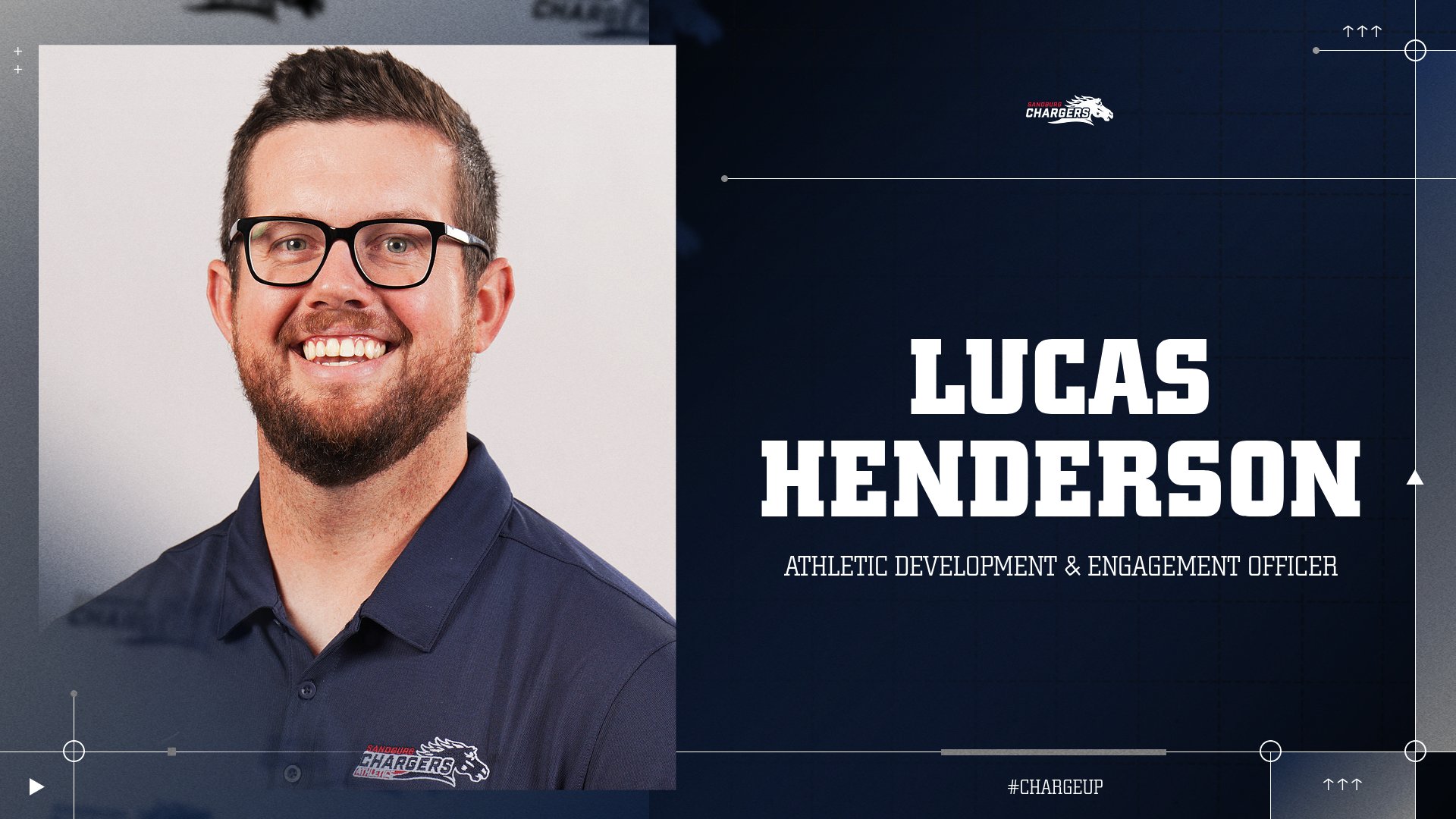 Lucas Henderson, athletic development & engagement officer 
