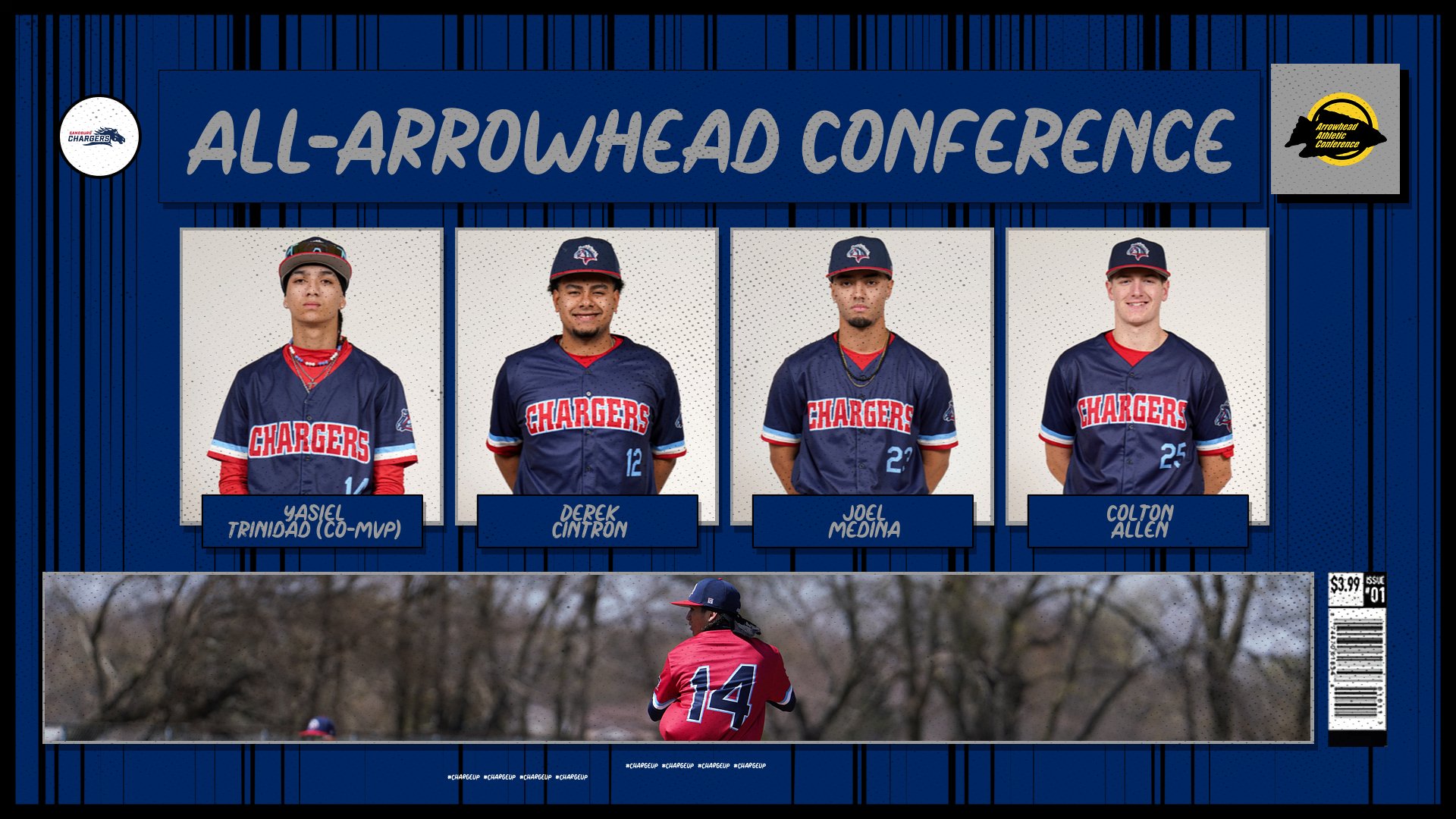 Co-MVP Trinidad leads 4 Chargers on All-Arrowhead team