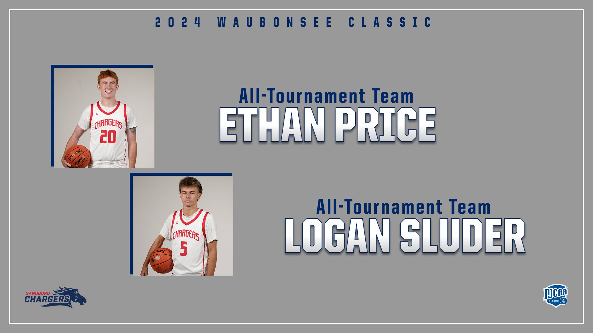 Price, Sluder earn all-tourney nods, but Chargers fall short in 2 contests at Waubonsee Classic