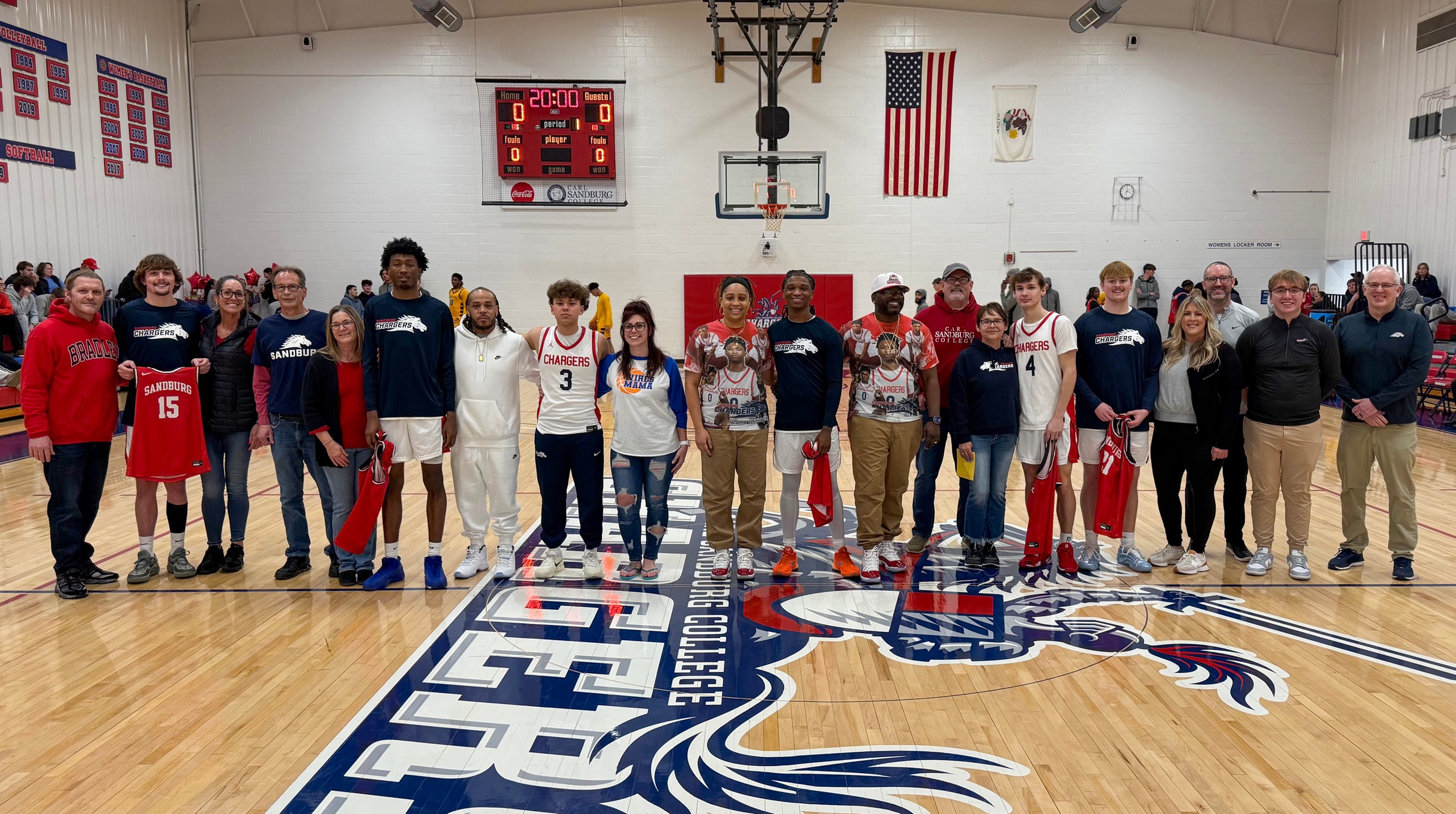 Men's basketball Sophomore Night vs. Black Hawk