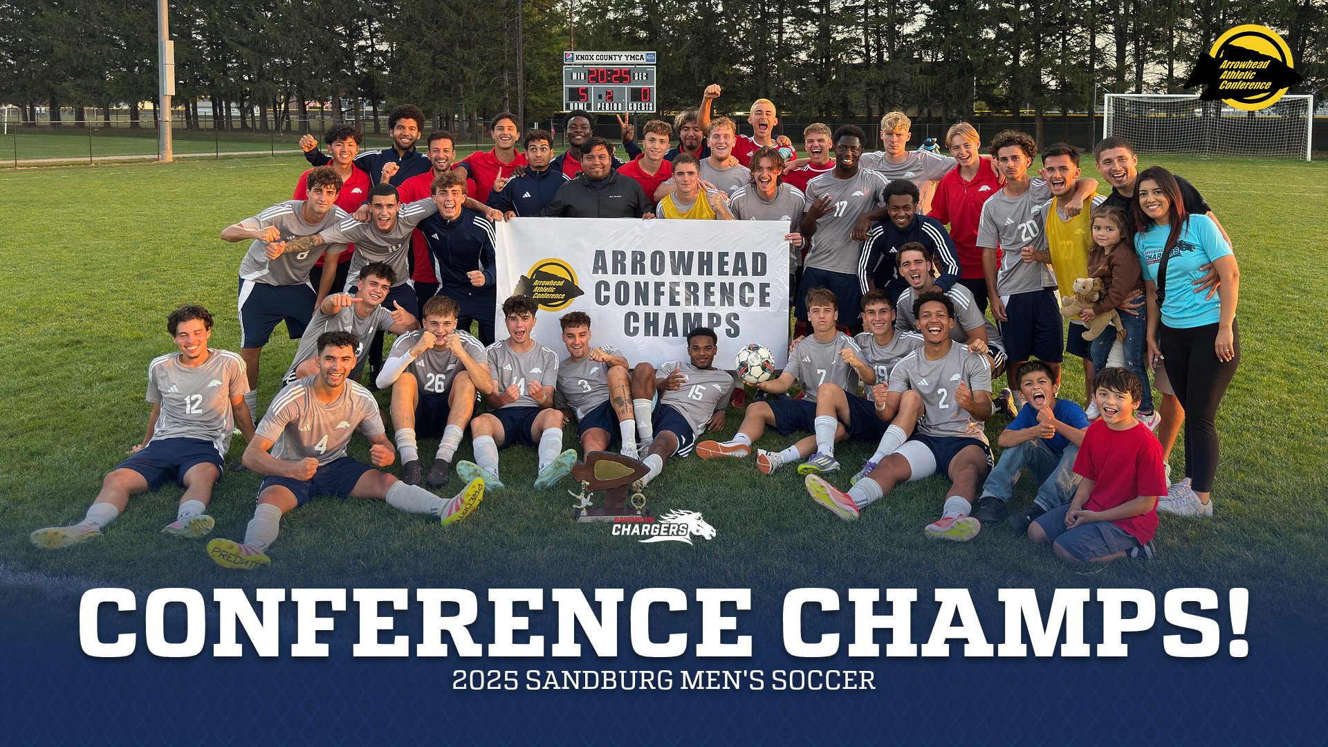Chargers blank Kishwaukee 5-0 to clinch Arrowhead Conference title