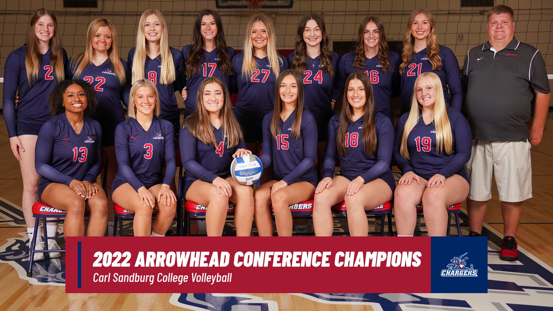 Sandburg Volleyball Clinches Arrowhead Conference Title With Sweep at Sauk Valley