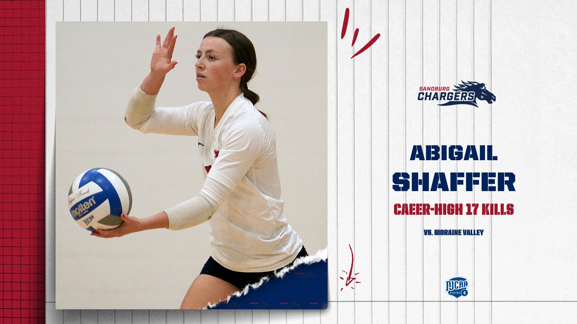 Shaffer puts down career-best 17 kills vs. Cyclones at Kankakee Quad